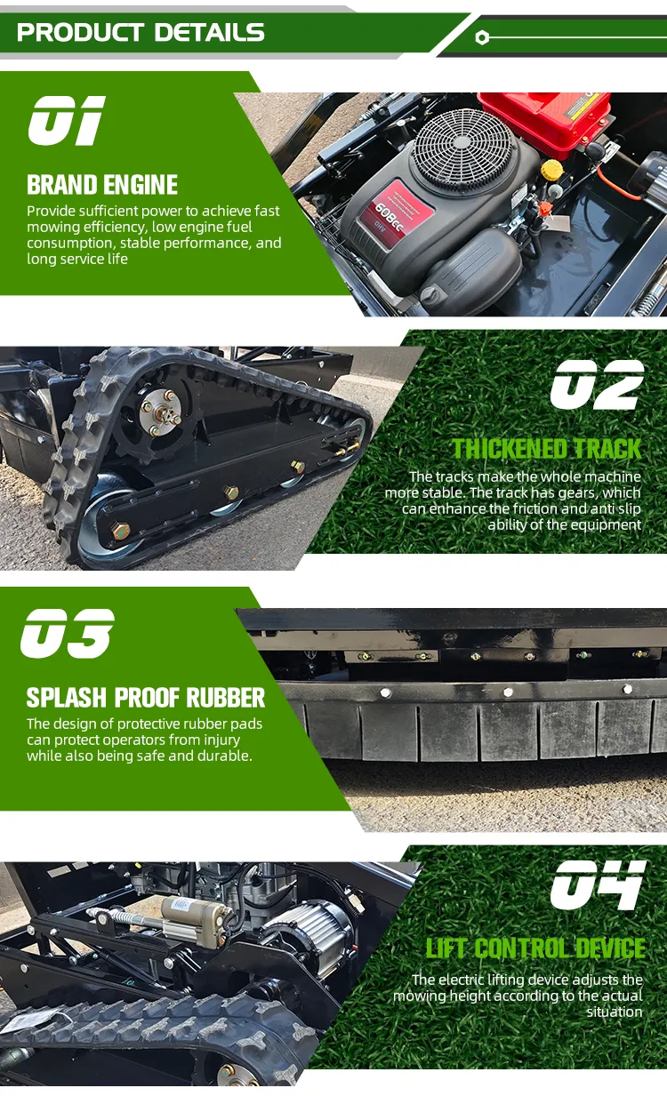 YTW-1000L 800mm remote control lawn mower (复制)