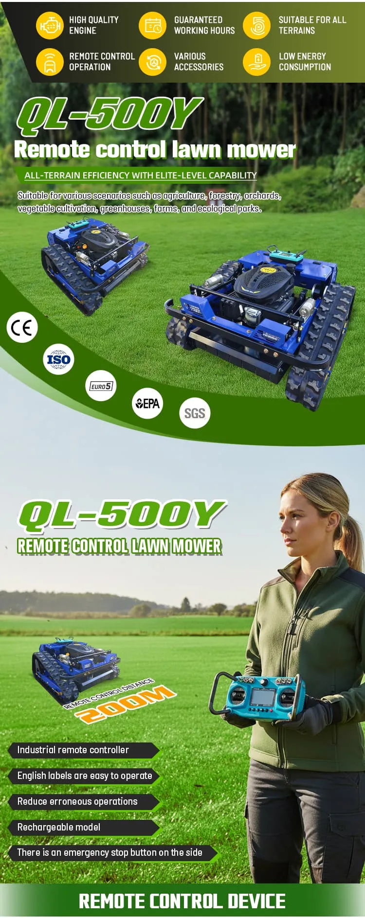 600mm remote control lawn mower (复制)