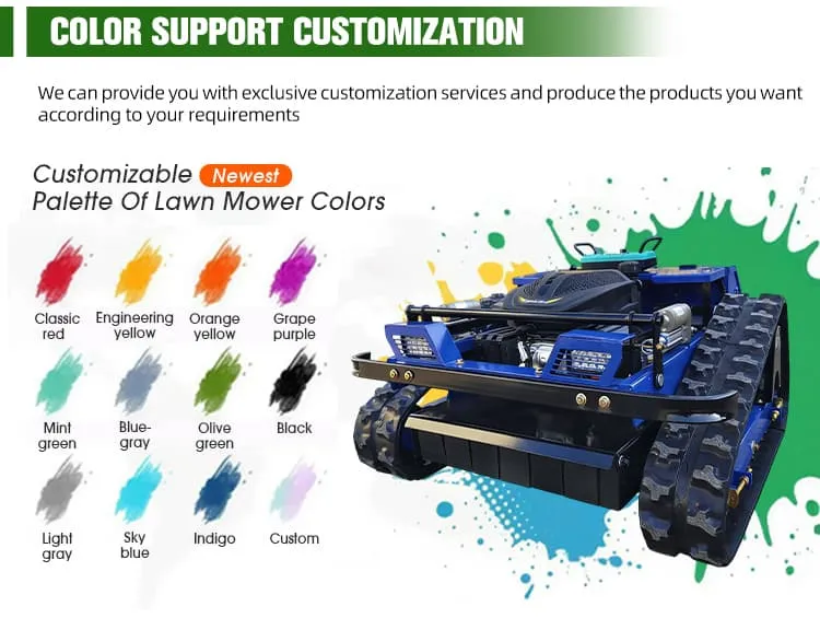 500mm remote control lawn mower