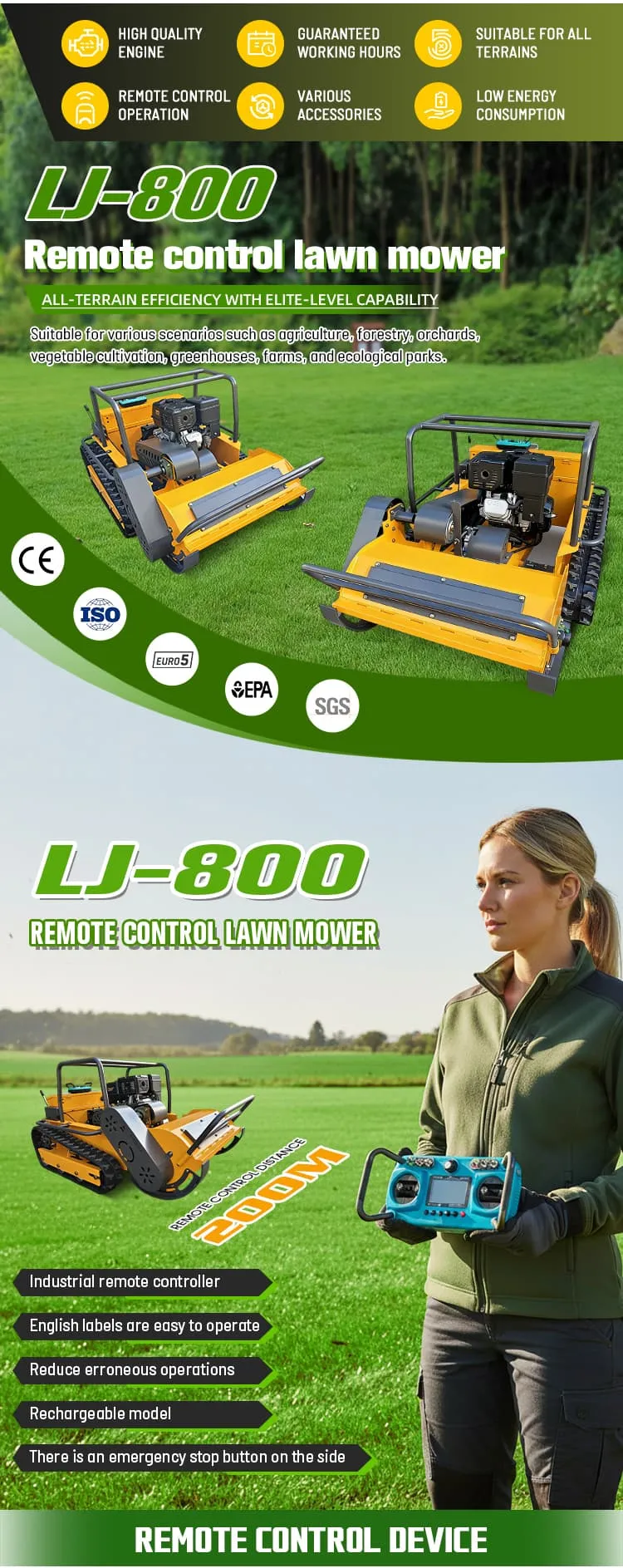 800mm remote control lawn mower (复制)