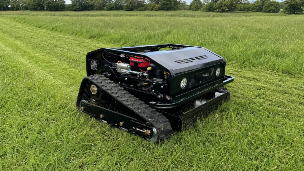 Remote Control Lawn Mower Maintenance Guide black lion 800 mowing landscape