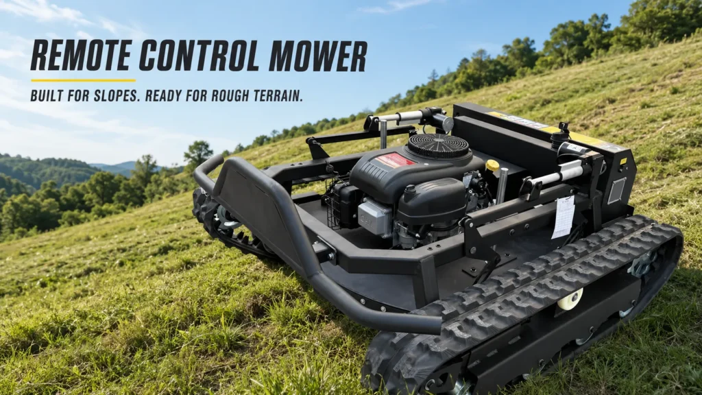 How to Choose a Remote Control Lawn Mower 割草机900l