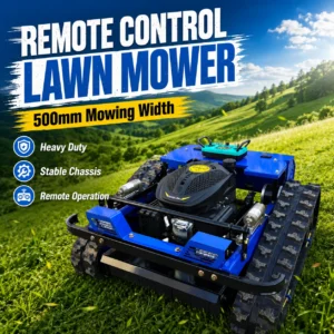 ytw 500l b remote control crawler lawn mower cutting width grass cutter for agricultural field work
