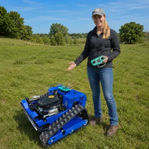 ytw 500l b crawler remote control lawn mower garden use grass cutting machine robotic lawn mowers for sale