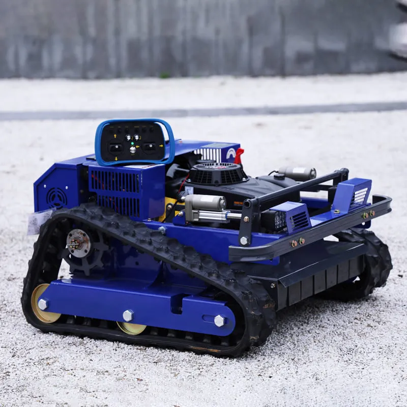 high efficiency ytw 500l b 500mm cutting width crawler mower remote controlled grass cutting machine