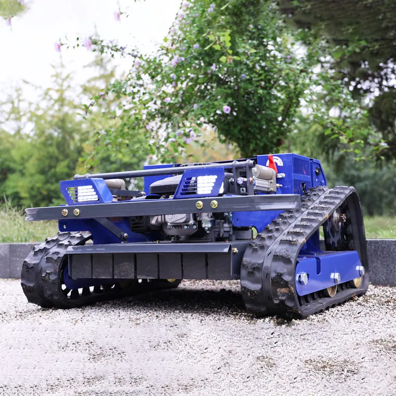 high efficiency ytw 500l b 500mm cutting width crawler mower remote controlled grass cutting machine