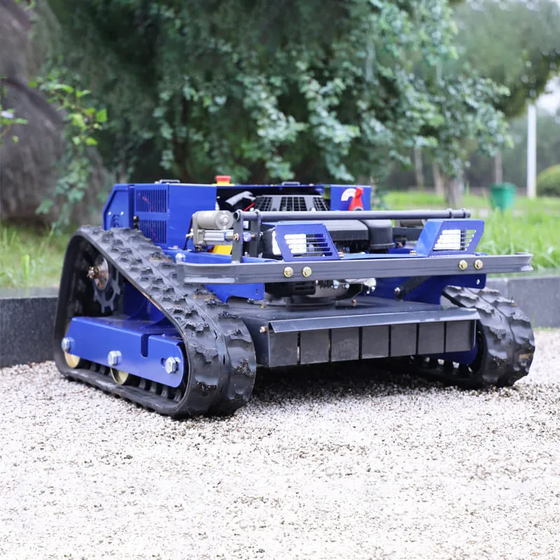 high efficiency ytw 500l b 500mm cutting width crawler mower remote controlled grass cutting machine