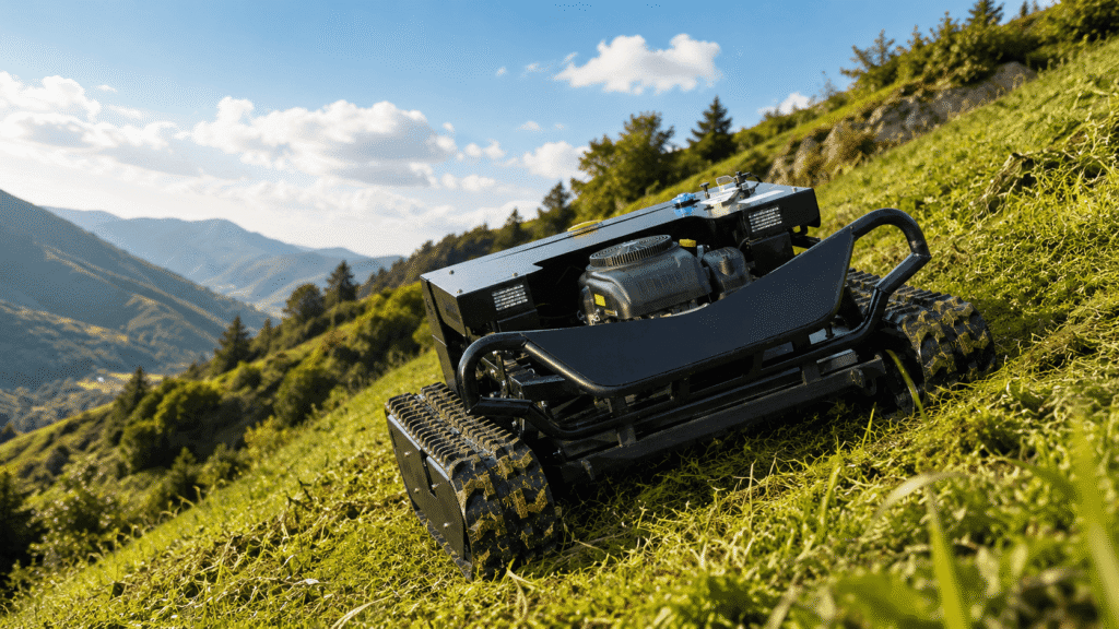 remote lawn mower