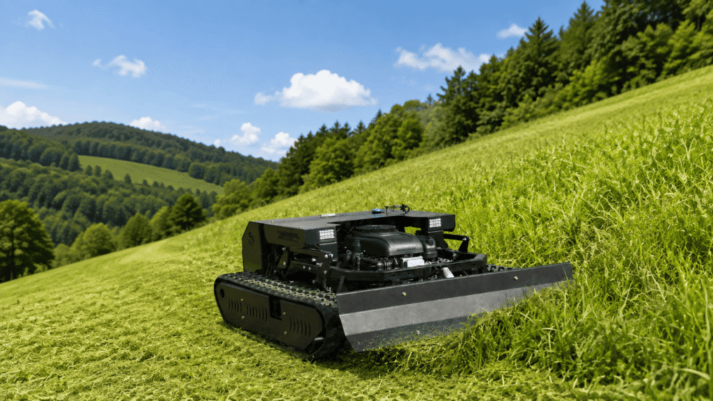 remote lawnmower